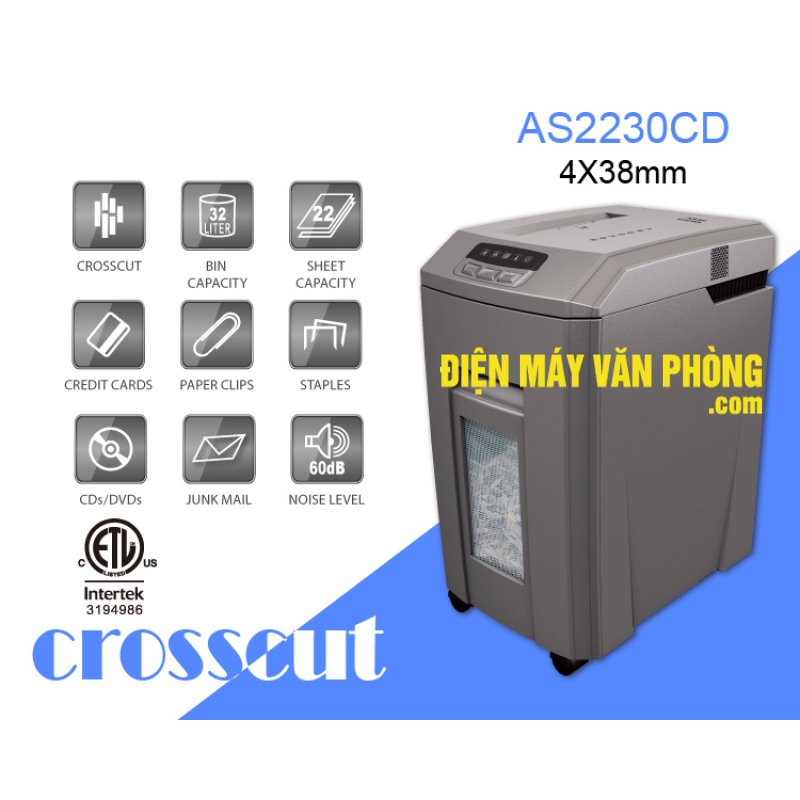 Máy hủy tài liệu AURORA AS2230CD
